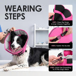 Foldable design of AOFITEE soft dog cone collar
