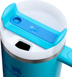 Stanley 30 Ounce tumbler side angle showing comfort-grip handle