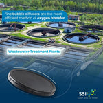 ECO270E | 9 inch Fine Bubble Diffuser | Aeration for Ponds, Lakes, Wastewater Treatment, Aquaculture and more | 3/4 inch NPT connection | Easy to install - Image 9