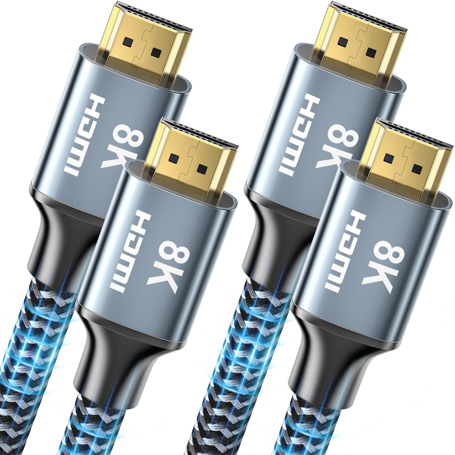 CABNEER 8K HDMI 2.1 cable pack of 2 front view