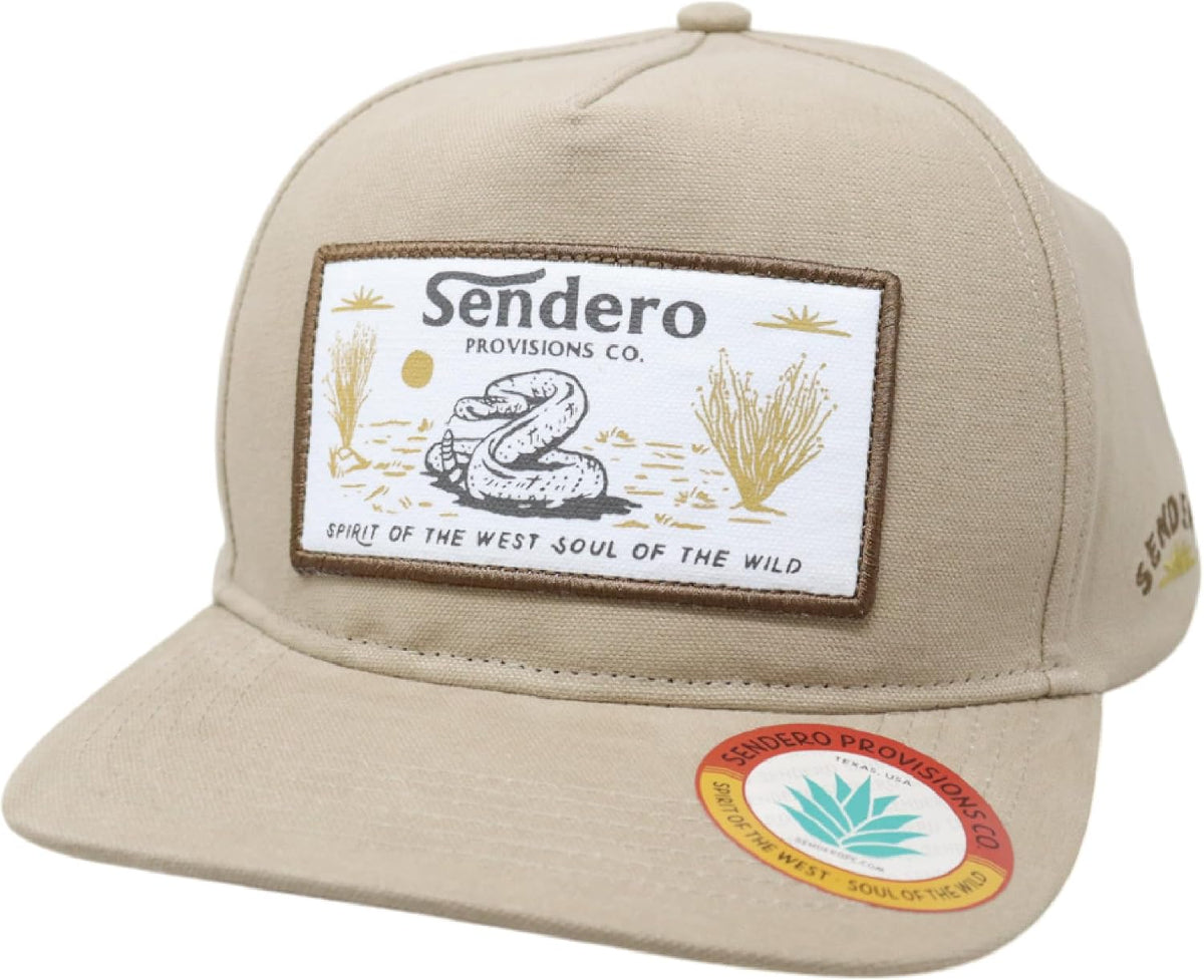 Sendero Provisions Co. Diamondback Hat interior tag and stitching