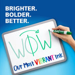 EXPO bullet tip dry erase markers close up