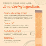 Grande Cosmetics GrandeBROW serum open tube displaying bristle brush