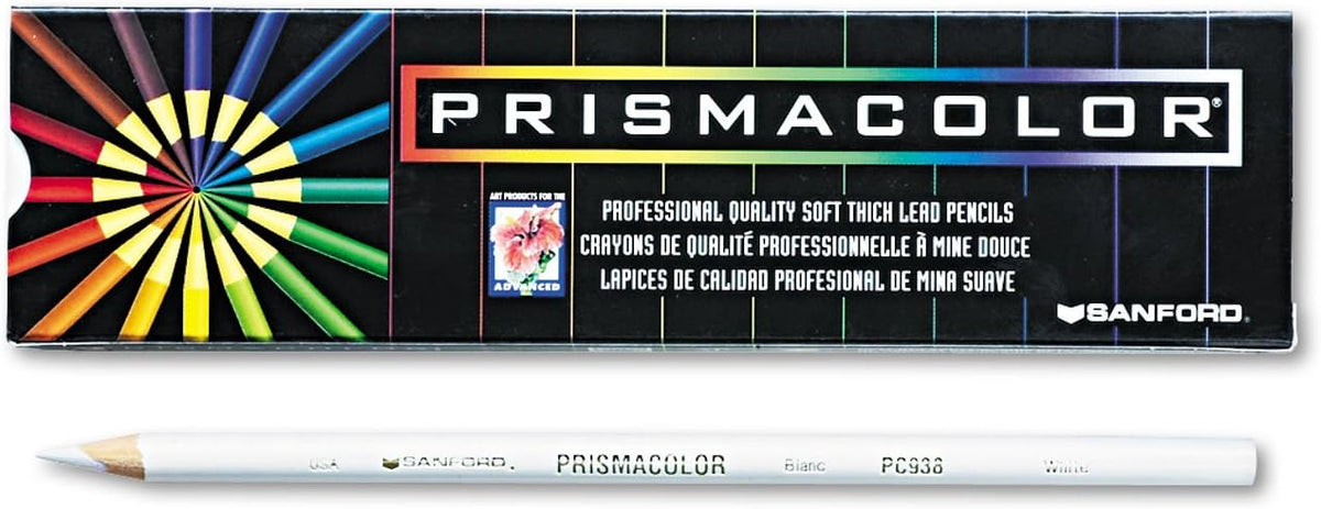 Prismacolor Premier white colored pencils 24 count packaging