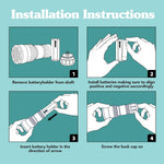 Battery compartment assembly for the heavy duty ultraviolet pet light