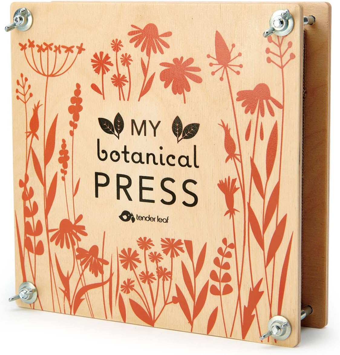 Tender Leaf Toys My Botanical Press wooden flower kit front view