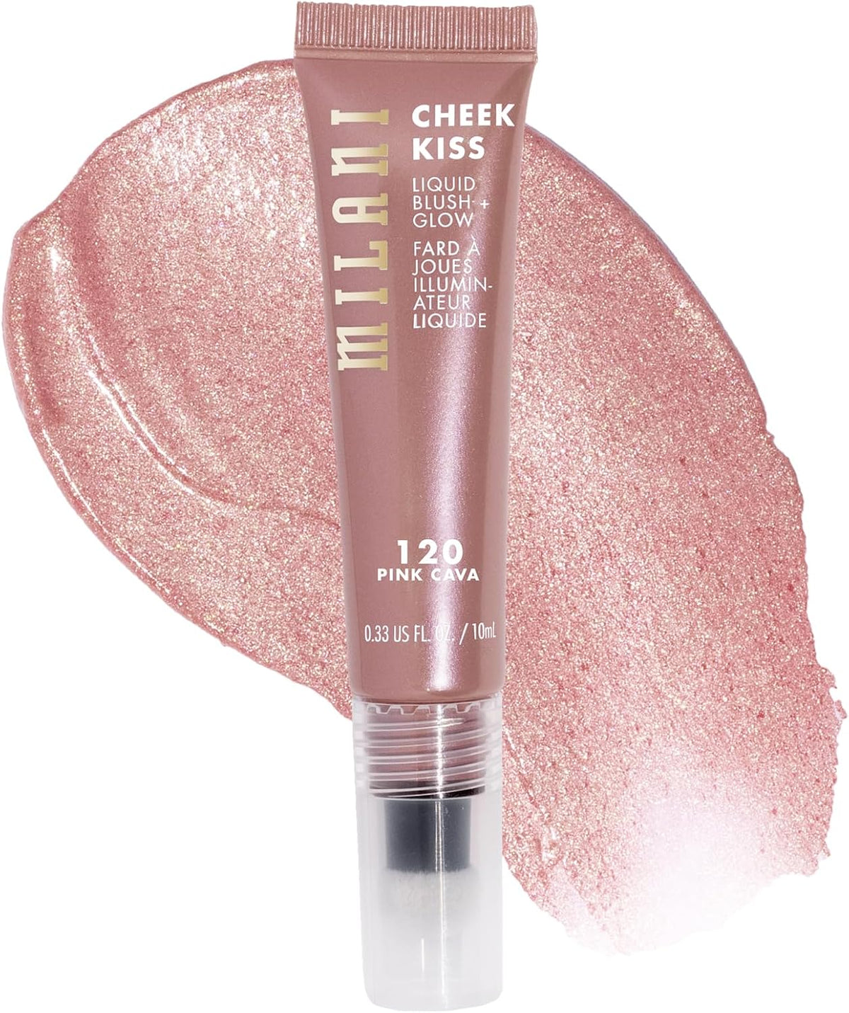 Milani Cheek Kiss Liquid Blush + Glow, Creamy 2-in-1 Blush for Cheeks and Highlighter Makeup for Dewy, Radiant Finish - 160 Canela - Image 9