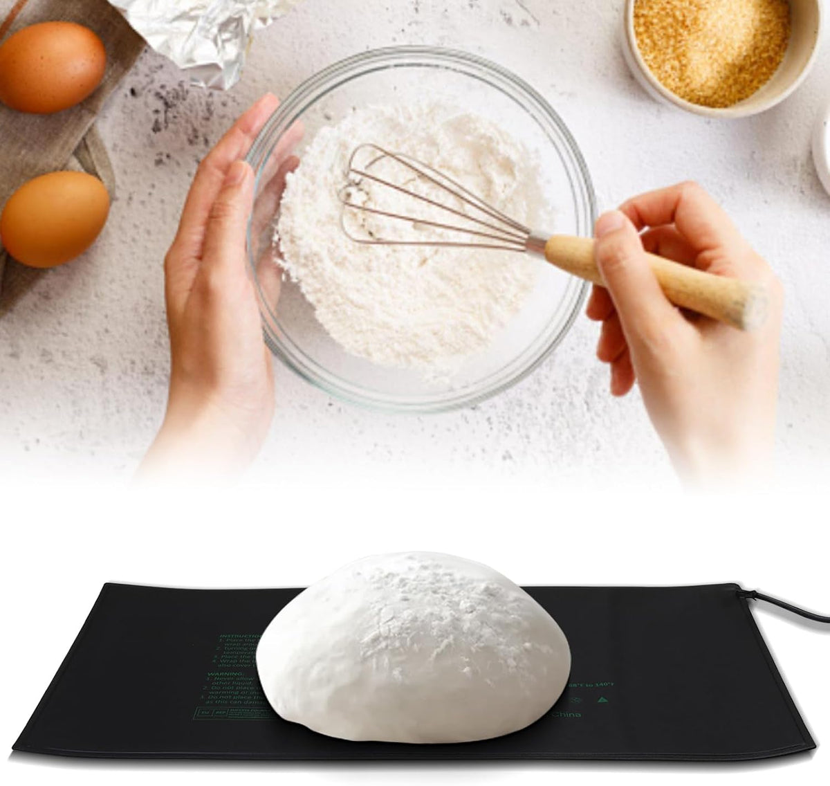 Aiicioo baking supply mat folded for storage