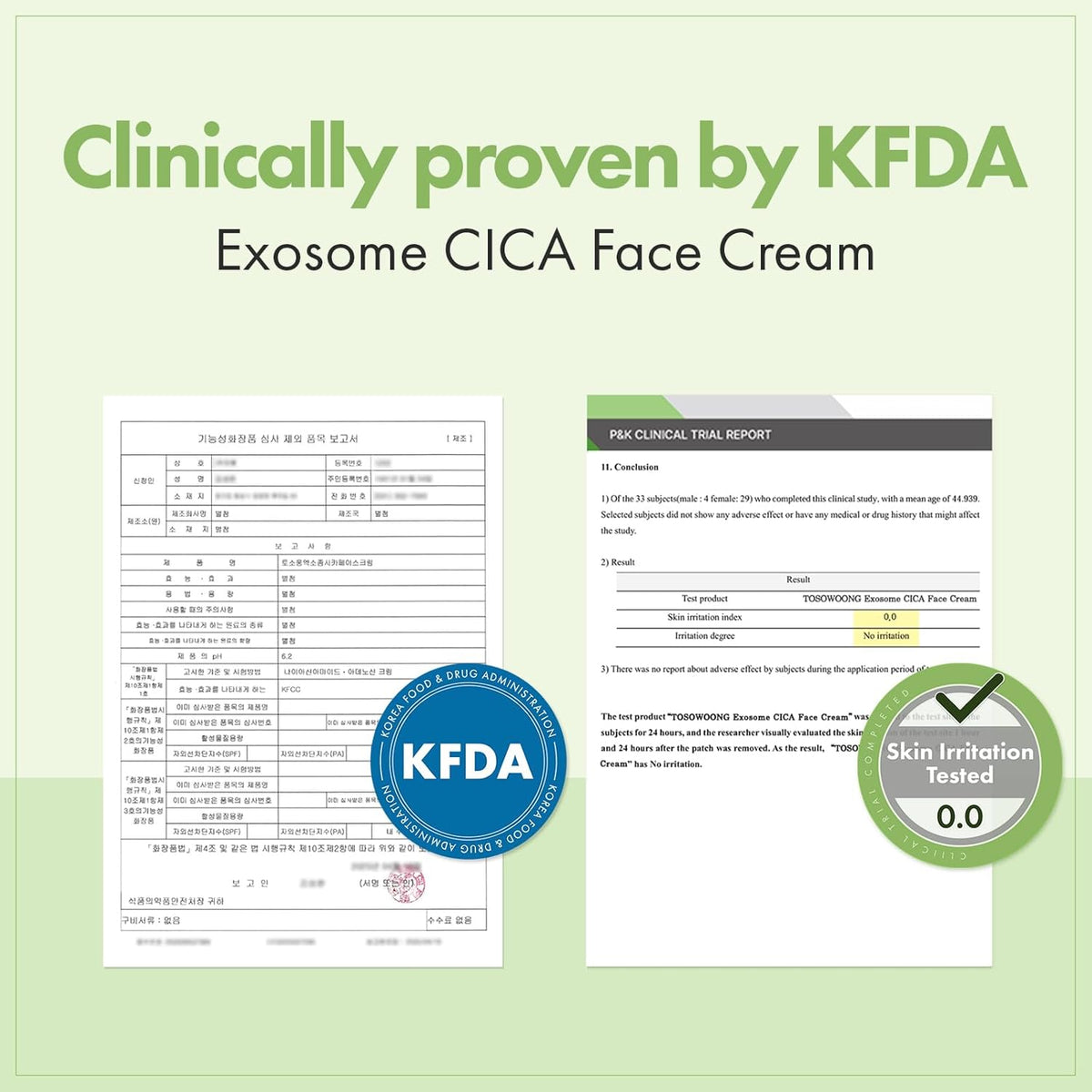 TOSOWOONG centella asiatica and hyaluronic acid moisturizing cream