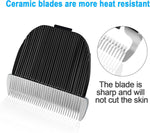 Dodaer imported pet grooming clipper blades showing ceramic edge
