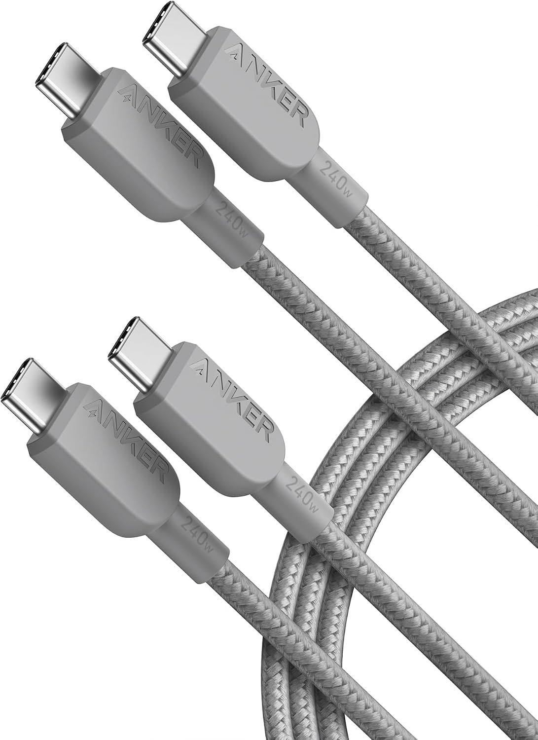 Anker USB C to USB C Cable, 240W Fast Charging Cord (2-Pack, 3 ft, Black) | For iPhone 17 / 16 Series, MacBook Pro 2020, iPad Air 4, and More - Image 11