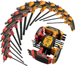31-Piece Hex Key Set - Allen Wrench Set, SAE and Metric Allen Keys MM(0.7mm-10mm) SAE(0.028"-3/8) Heat-Treated, Torque Handle, High Leverage, Long & Short Keys, Easy Organization - Image 14