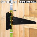 EVCUHASL heavy duty barn door hinges close up