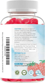 Micro Ingredients kids magnesium gummies bottle back view