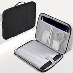 12.9-13 inch iPad Pro Case, Padded Travel Carrying Sleeve for iPad Pro 13-in M5 M4 & iPad Air 13-in M2 M3(2025) w/Magic Keyboard, Water-Resistant Shockproof iPad Soft Bag Cover Accessory Pocket -Black - Image 1