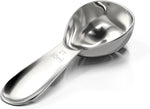 BALCI stainless steel scoop showing engraved measurement markings