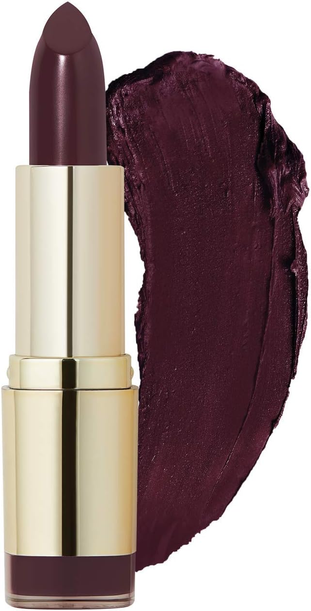 Cruelty free vegan Milani cosmetics gold lipstick tube container display