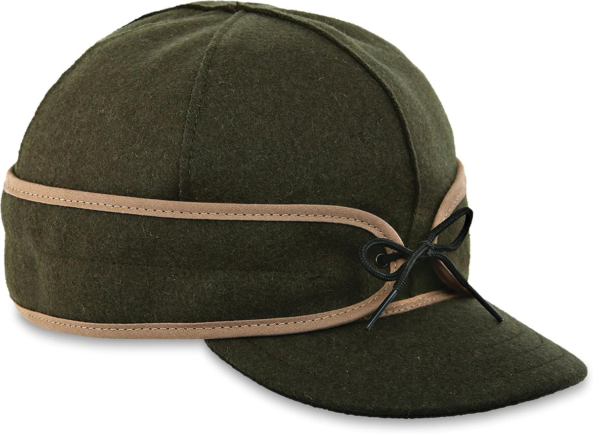 Stormy Kromer original cap styled for winter outdoor wear