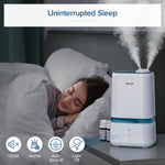 LEVOIT 4L Smart Cool Mist Humidifier for Home Bedroom with Essential Oils, Customize Humidity for Baby & Plants, APP & Voice Control, Schedule, Timer, Last up to 40Hrs, Whisper Quiet, Handle Design - Image 6