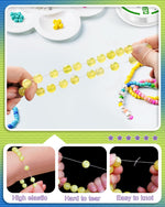 Close up of 0.4mm 0.6mm 0.8mm 1mm transparent bead cord