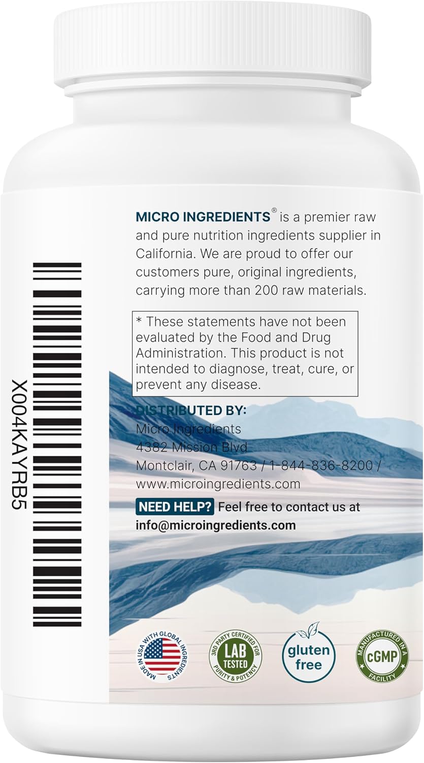 Micro Ingredients magnesium glycinate full product presentation view