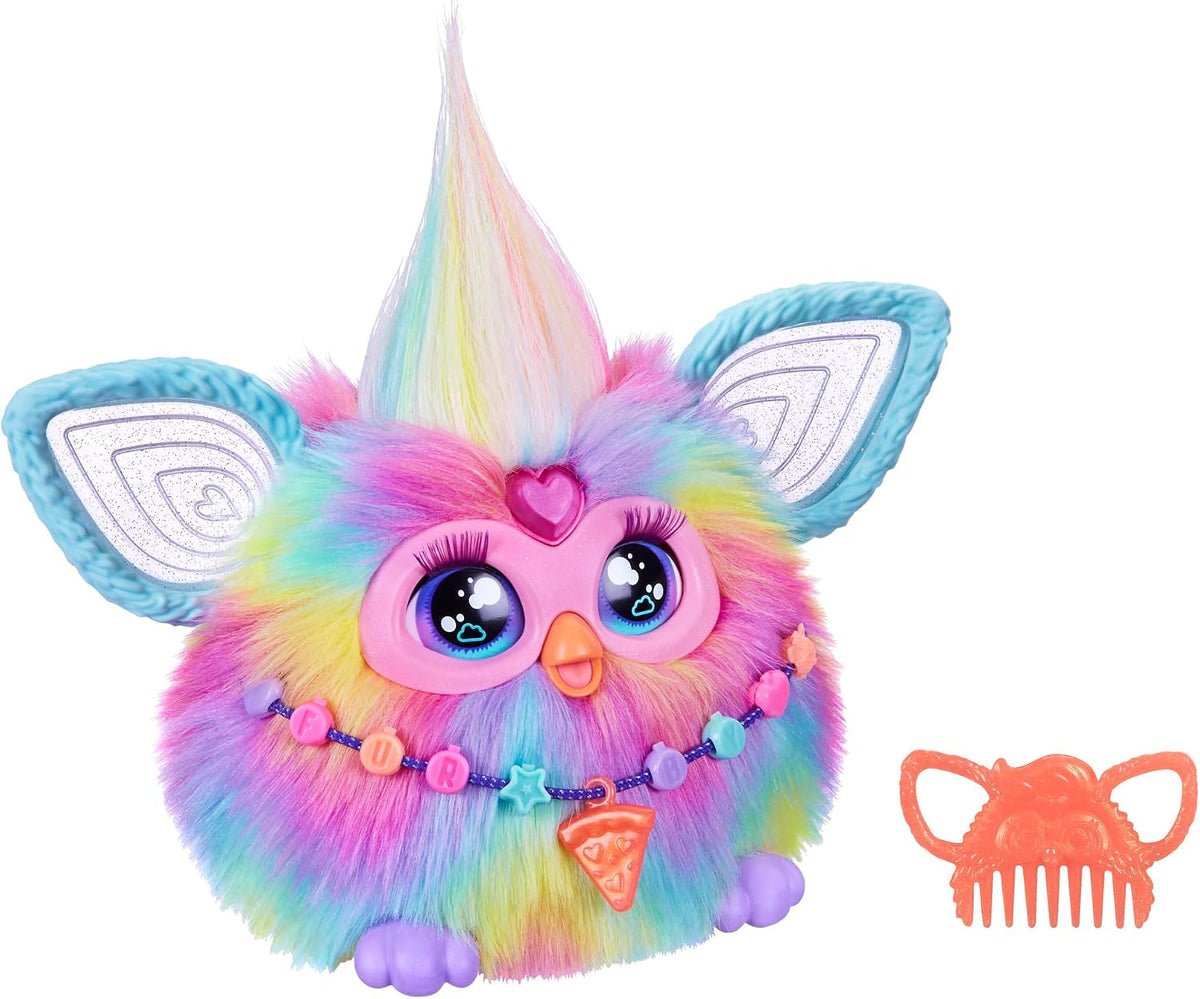 Furby Purple, 15 Fashion Accessories, Interactive Plush Toys for 6 Year Old Girls & Boys & Up, Voice Activated Animatronic - Image 11