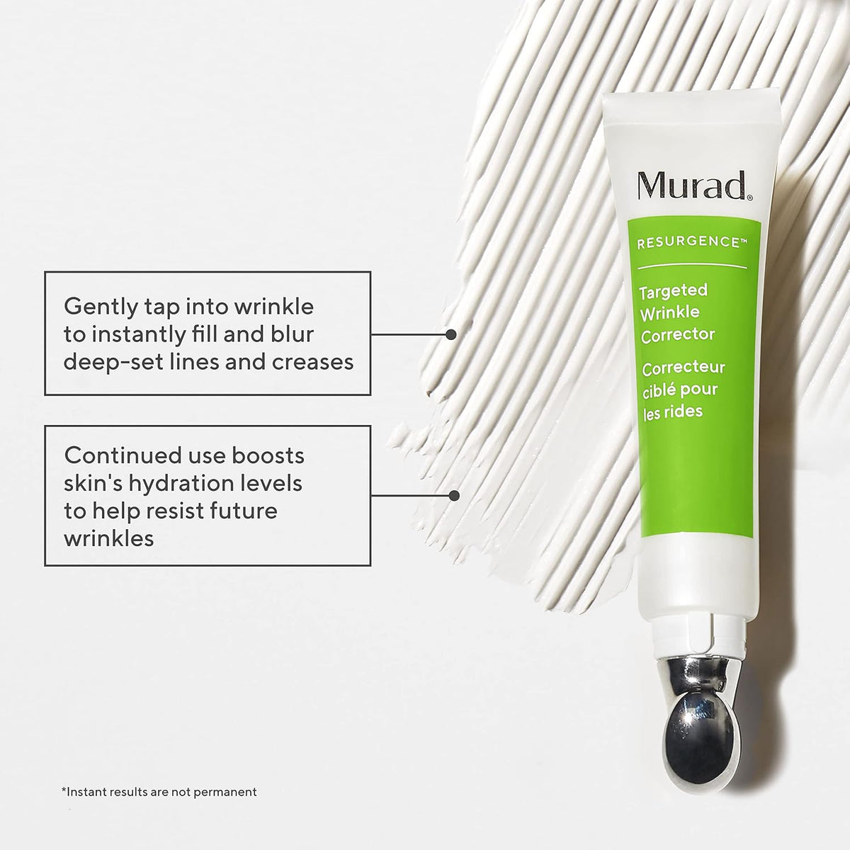 Murad Targeted Wrinkle Corrector applicator and tube