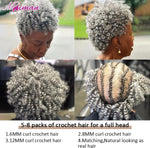 Miman afro braided hairstyle styling shot