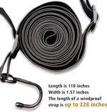 SEAZEN elastic rope stretched out for car cover