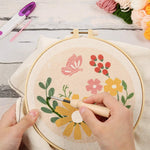 Pllieay embroidery starter kit instruction guide and threader tools
