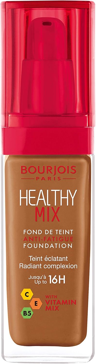 Bourjois Healthy Mix Anti-Fatigue Medium Coverage Liquid Foundation 53 Light Beige, 30ml, 29199601053 - Image 10