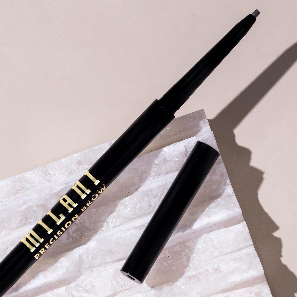 Natural hair like stroke definition tutorial with brow pencil