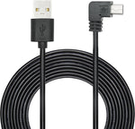 90 Degree Dash Cam Micro USB Power Cord 11FT, Right Angle USB Car Camera Charging Cable, Power Only, Not Compatible with Garmin Devices - Image 9