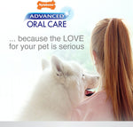 Nylabone dog dental care tube with veterinarian recommended label