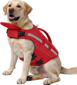 ASENKU Dog Life Jacket, High-Buoyancy Life Vest with Removable Front Float, Rescue Handle and Reflective Strips, Adjustable Swim Vest for Boating, Swimming, Beach(Green S) - Image 12