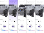 Installed mouse click bumper trigger buttons on DualSense gamepad