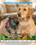 GPS Wireless Dog Fence, 48H Battery Electric Fence for Dogs, GNSS Dog Collar, IPX7 Waterproof Invisible Fence for Dogs Over 15 lbs, Adjustable 33-1999 Yards, 3 Training Modes for Outdoor - Image 9