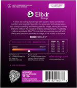 Elixir phosphor bronze 12-56 string box back view