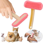 CLLGrocery Bunny Brush front view soft silicone small animal grooming tool