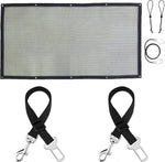 SunGrow Elastic Nylon Dog Seat Belt, 24" - 36", Adjustable Black Harness, Elastic Tether with Metal Buckles, 2 Pcs per Pack - Image 9
