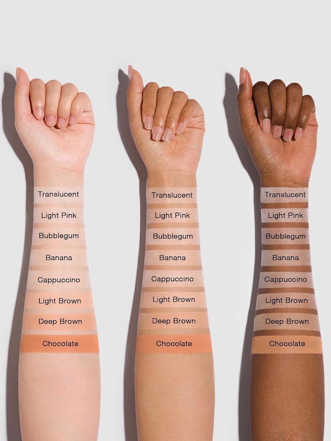 Sheglam Baked Glow Setting Powder application on skin model