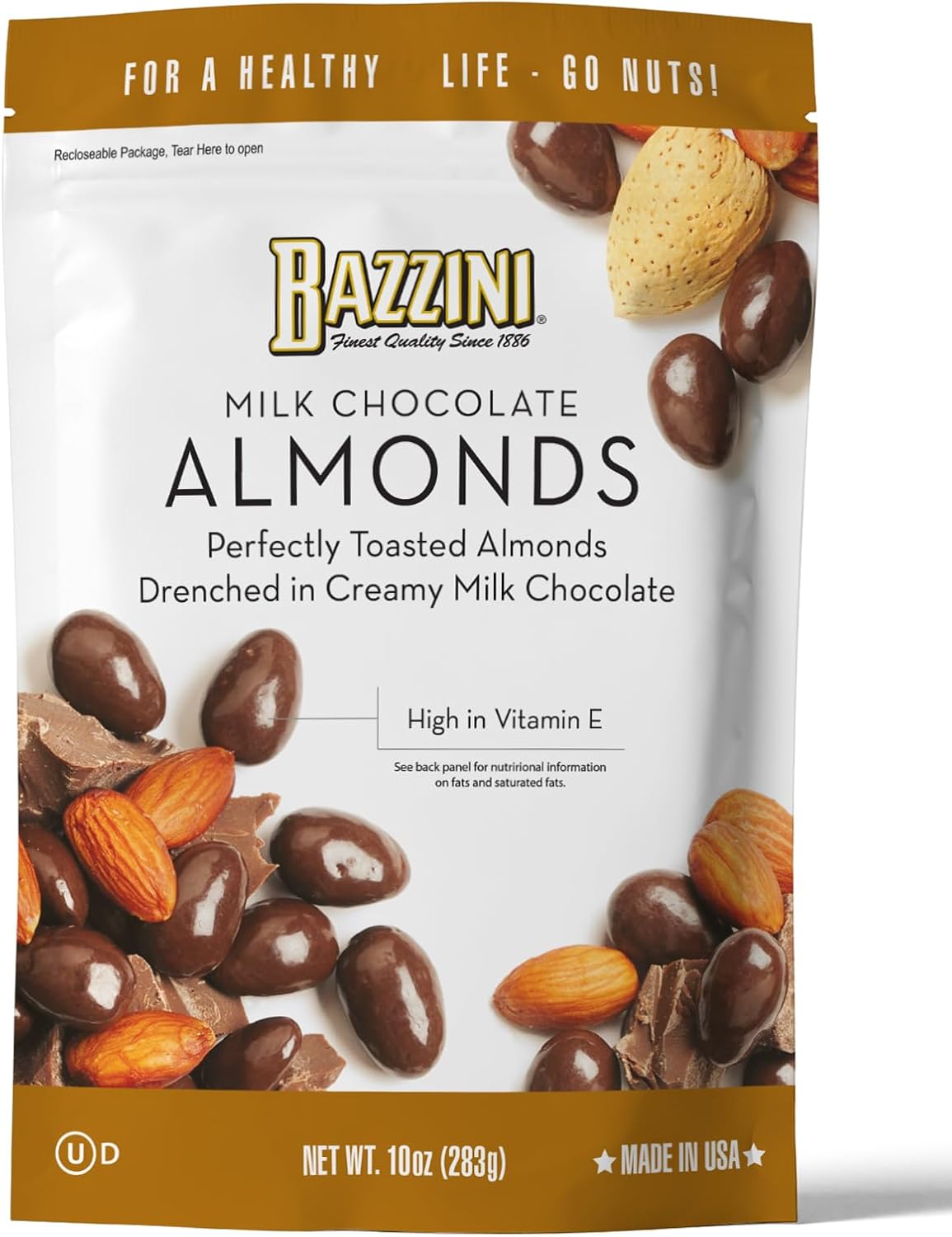 Bazzini Dark Chocolate Pecans, Gourmet Pecans Coated in Rich Dark Chocolate, Kosher, Since 1886 Gourmet Nut Snack, Made in USA (7oz Pouch) - Image 10
