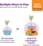 Petstages cat toy bundle with corrugated scratcher base
