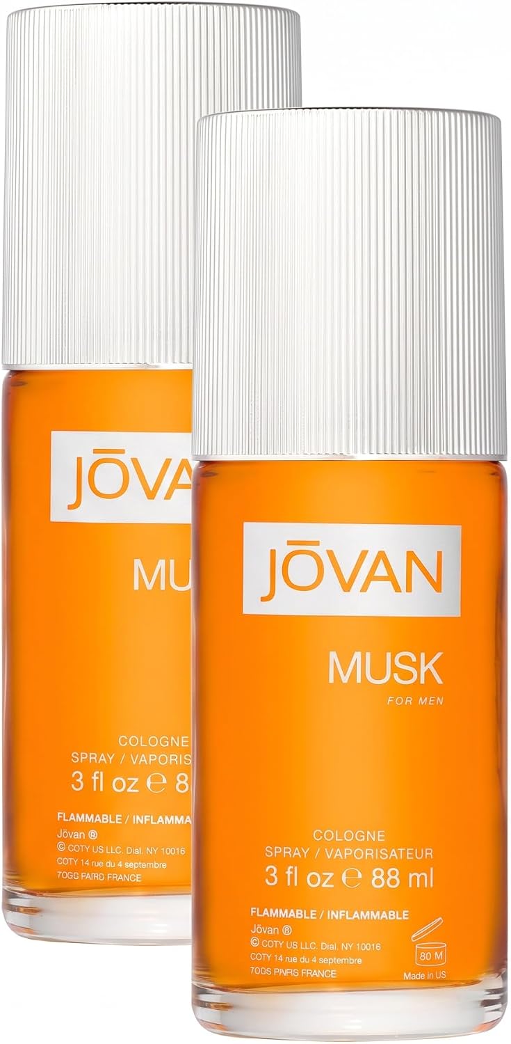 Jovan Musk aftershave 236 milliliter bottle liquid color display
