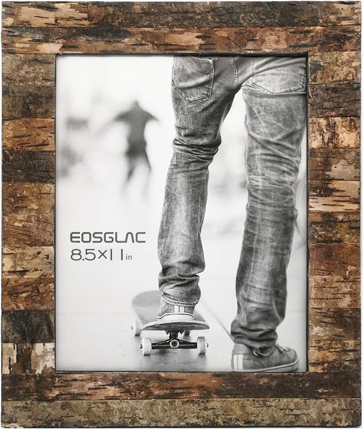 Eosglac Rustic 11x14 Wooden Picture Frames, Handmade with Real Birch Bark, Wood Photo Frame Natural - Image 11