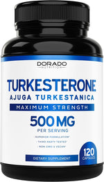 Dorado Nutrition Turkesterone 120 count muscle support capsules