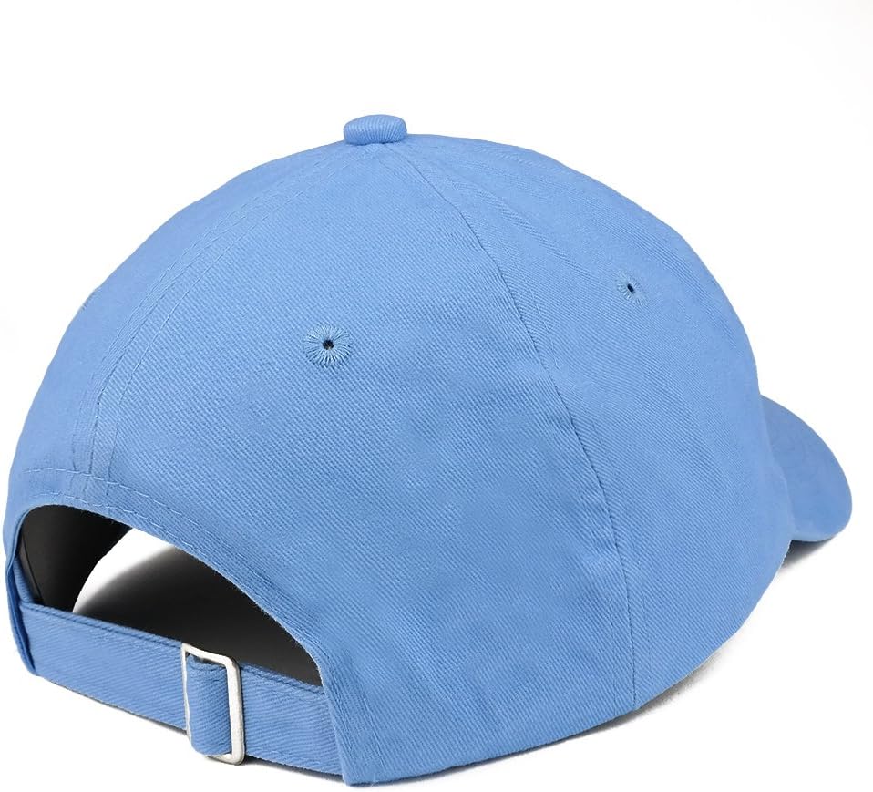 Trendy Apparel Shop embroidered cotton dad hat side profile view