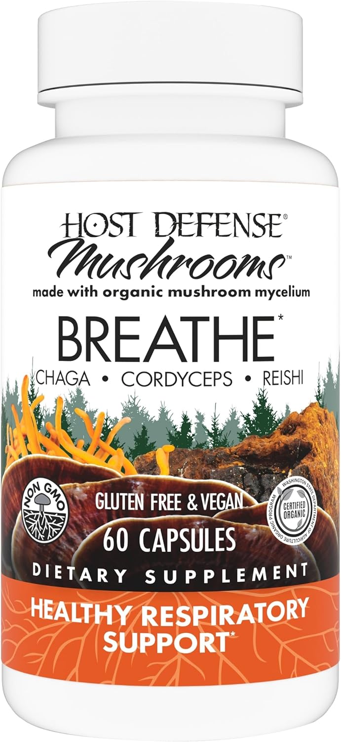 Host Defense Breathe Capsules, Immune & Respiratory Support, 30 Capsules - Image 10