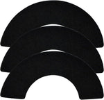 Hymsqn3 replacement carbon filter front view showing semi-circular activated charcoal pad.