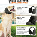 Adjustable dog calming hoodie with hook and loop fasteners close up